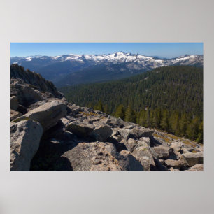 Affiche Vue depuis Mitchell Peak à Sequoia National Park