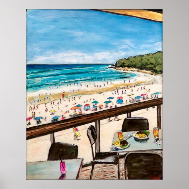 Affiche Vue depuis Noosa Surf Club (Devant)