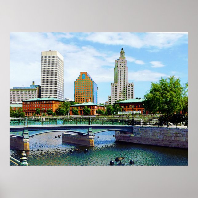 Affiche Vue depuis Waterplace Park (Devant)