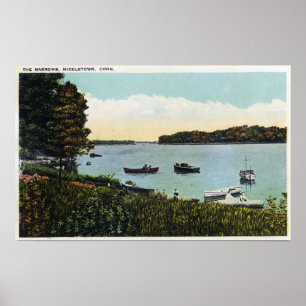 Affiche Vue des bateaux à Narrows