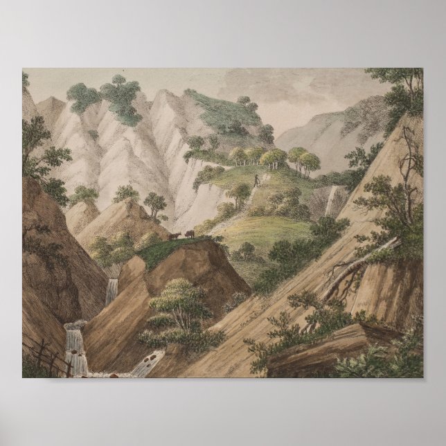 Affiche Vue des craies de Møn (1802 - 1803) (Devant)