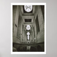 Vue des lampes (photo b/w)