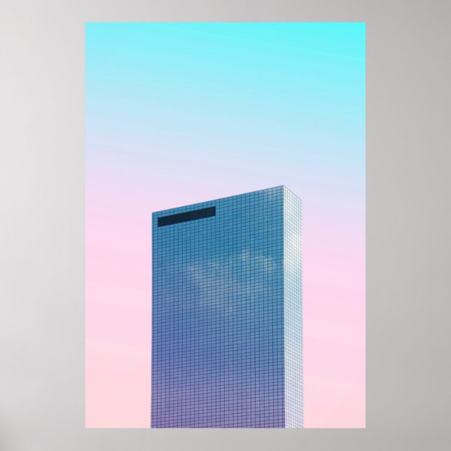 AFFICHE VUE DES MOTS SUR L'IMMEUBLE (Devant)