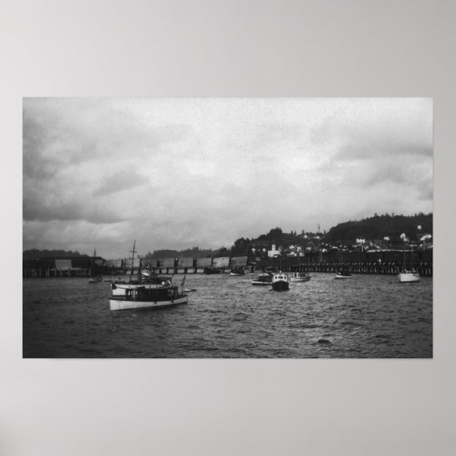 Affiche Vue des navires à la 15e Régate annuelle (Devant)