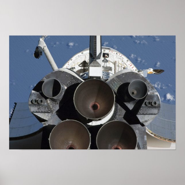 Affiche Vue des trois moteurs principaux (Devant)