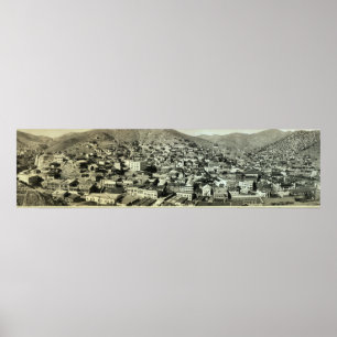 Affiche Vue d'oeil de 1916 oiseaux de Bisbee, photo de cru