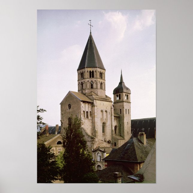 Affiche Vue du Clocher de l'Eau Benite (Devant)