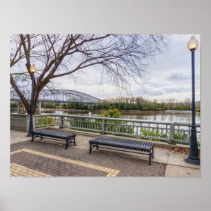 Affiche Vue du fleuve Missouri