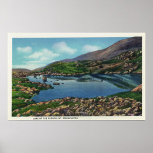 Affiche Vue du lac des nuages