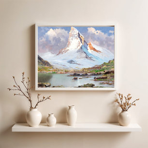 Affiche Vue du Matterhorn