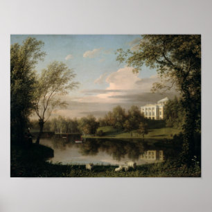 Affiche Vue du Palais de Pavlovsk, vers 1800