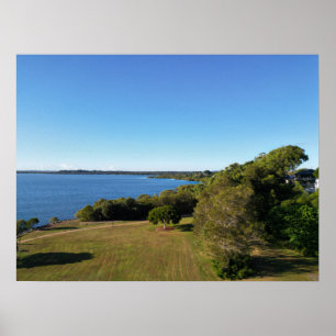 Affiche Vue du parc côtier Wellington Point Queensland