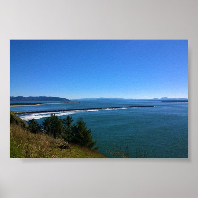 Affiche Vue du phare de Cape Disnomination, WA (Devant)