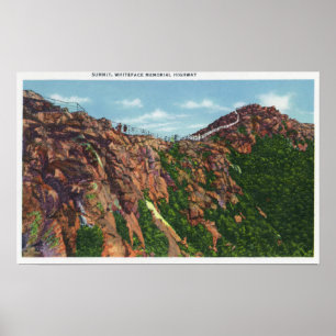 Affiche Vue du sommet du mont Whiteface