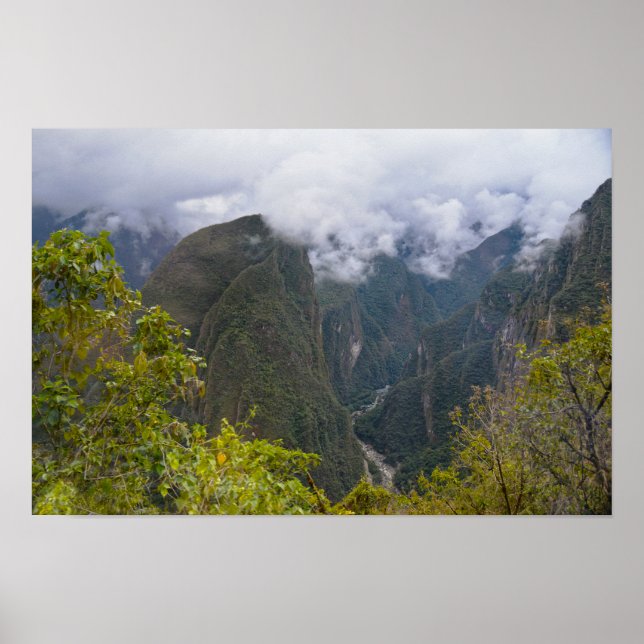 Affiche Vue du train pour Machu Picchu, Pérou (Devant)