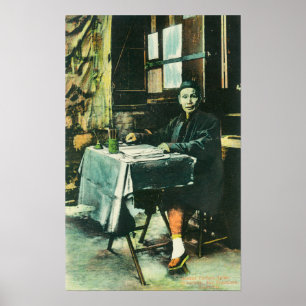 Affiche Vue d'un vendeur chinois de Fortune