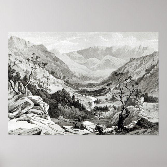 Affiche Vue entre Senafe et Rahaguddy (Devant)