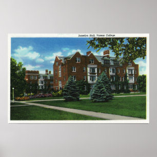 Affiche Vue extérieure de Josselyn Hall, université de