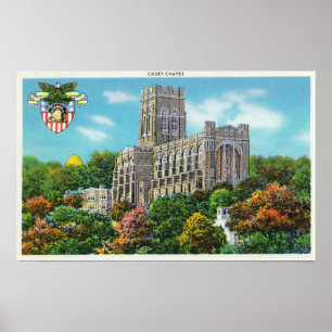 Affiche Vue extérieure de la chapelle de cadet