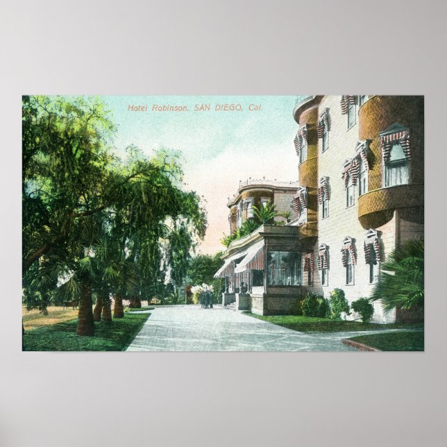 Affiche Vue extérieure de l'hôtel Robinson (Devant)