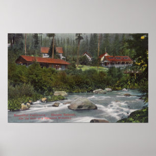 Affiche Vue extérieure de Shasta RetreatMt. Shasta, CA