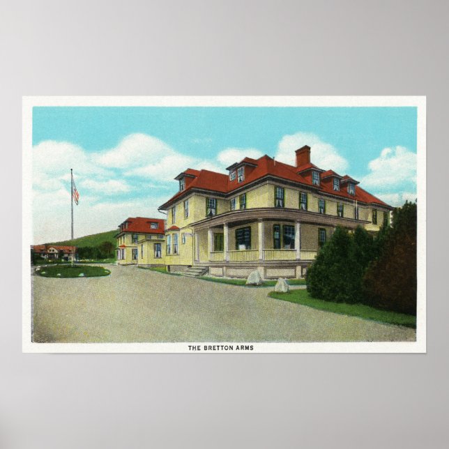 Affiche Vue extérieure des armes de Bretton Woods (Devant)