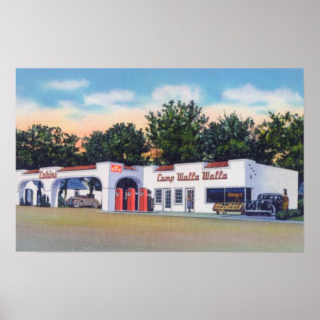 Affiche Vue extérieure du Camp Walla Walla (Devant)