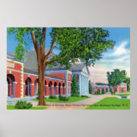 Vue extérieure du Hall des sources et des jardins