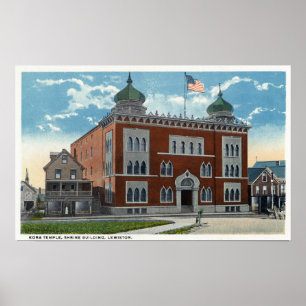 Affiche Vue extérieure du temple de Kora, tombeau