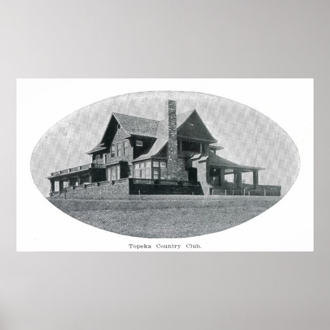 Affiche Vue extérieure du Topeka Country Club (Devant)