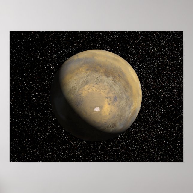 Affiche Vue globale de Mars (Devant)