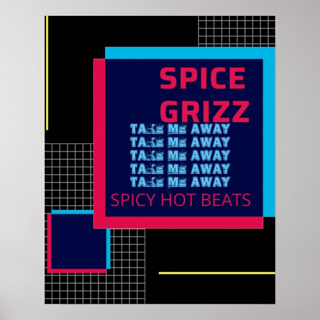 Affiche Vue Grille GRIZZ ÉPICES (Devant)