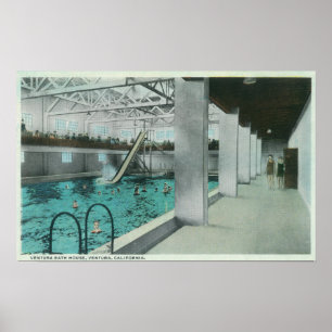Affiche Vue intérieure de la salle de bain Ventura