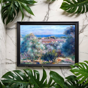 Affiche Vue mer par August Renoir