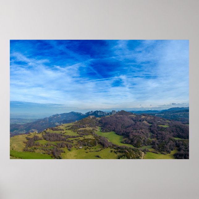 Affiche vue montagne de léoncel (Devant)