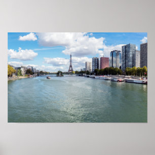 Affiche Vue panoramique de Front de Seine - Paris, France