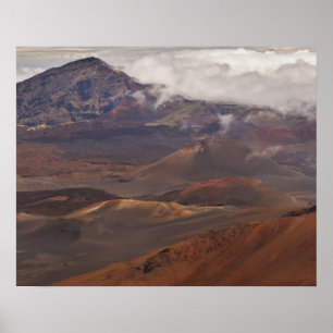 Affiche Vue panoramique de la montagne