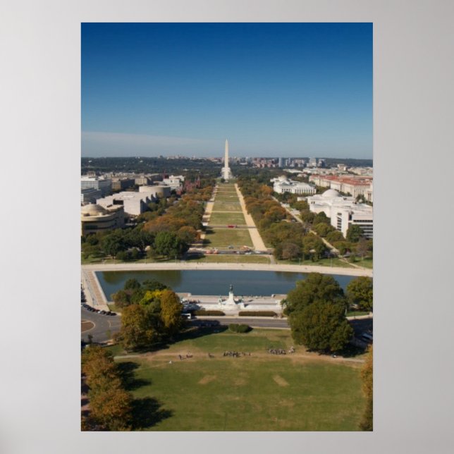 Affiche Vue panoramique de Washington DC (Devant)