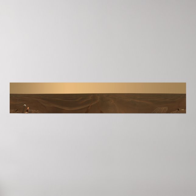 Affiche Vue panoramique sur les plaines de Méridiani (Devant)