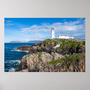 Affiche Vue pittoresque du phare de Fanad Head Irlande