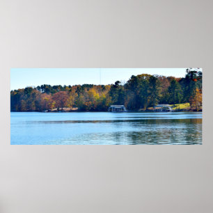 Affiche Vue pittoresque sur le lac Lanier