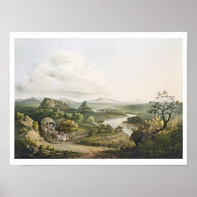 Affiche Vue près du col Roode Sand au Cap de Goo (Devant)