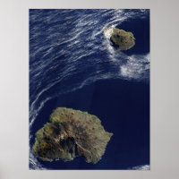 Vue satellite des Îles-du-Prince-Édouard