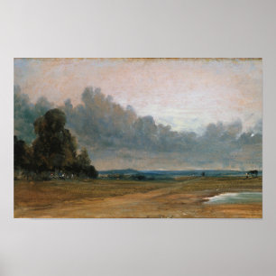 Affiche Vue sur Hampstead Heath - John Constable