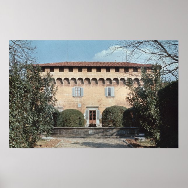 Affiche Vue sur la façade, conçue pour Cosimo (Devant)