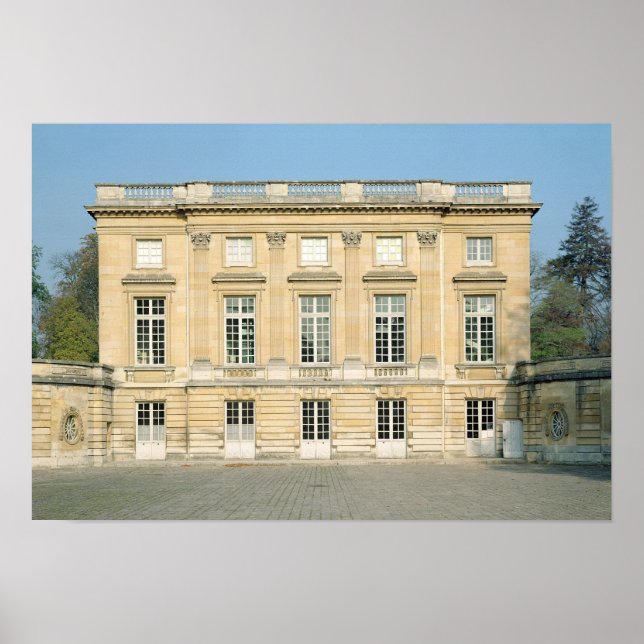 Affiche Vue sur la façade de la cour du Petit (Devant)