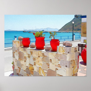 Affiche Vue sur la mer