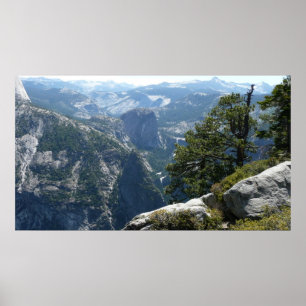 Affiche Vue sur la montagne Yosemite dans le parc national