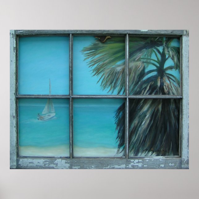 AFFICHE VUE SUR LA PLAGE 2 (Devant)