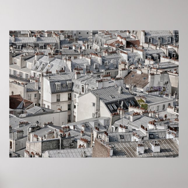AFFICHE VUE SUR LA VILLE EN JOURNÉE (Devant)